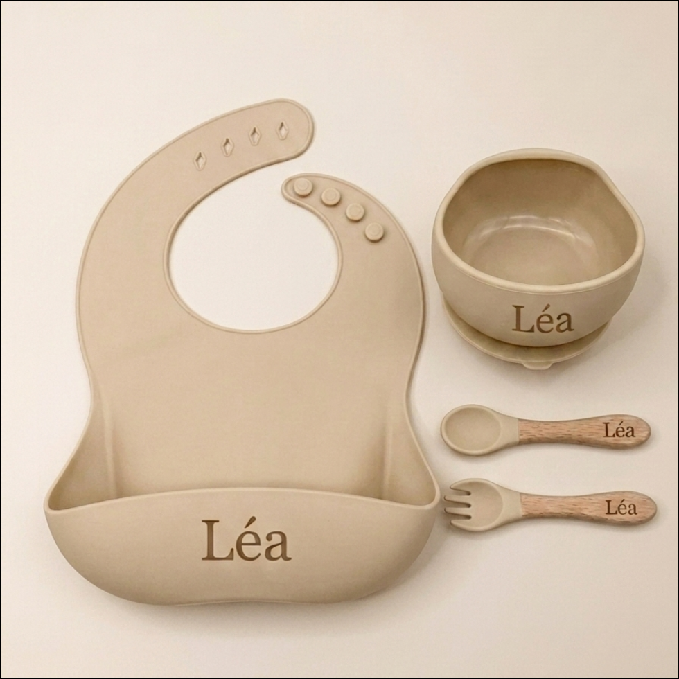 Set de repas personnalisable Milo & Nani
