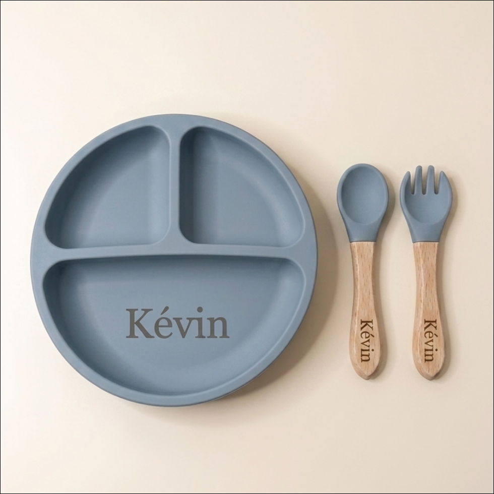 Set de repas personnalisable Milo & Nani
