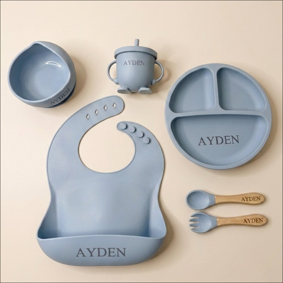 Set de repas personnalisable Milo & Nani