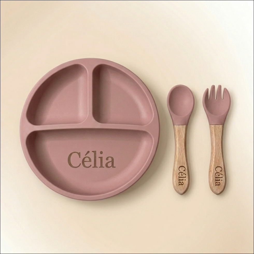 Set de repas personnalisable Milo & Nani