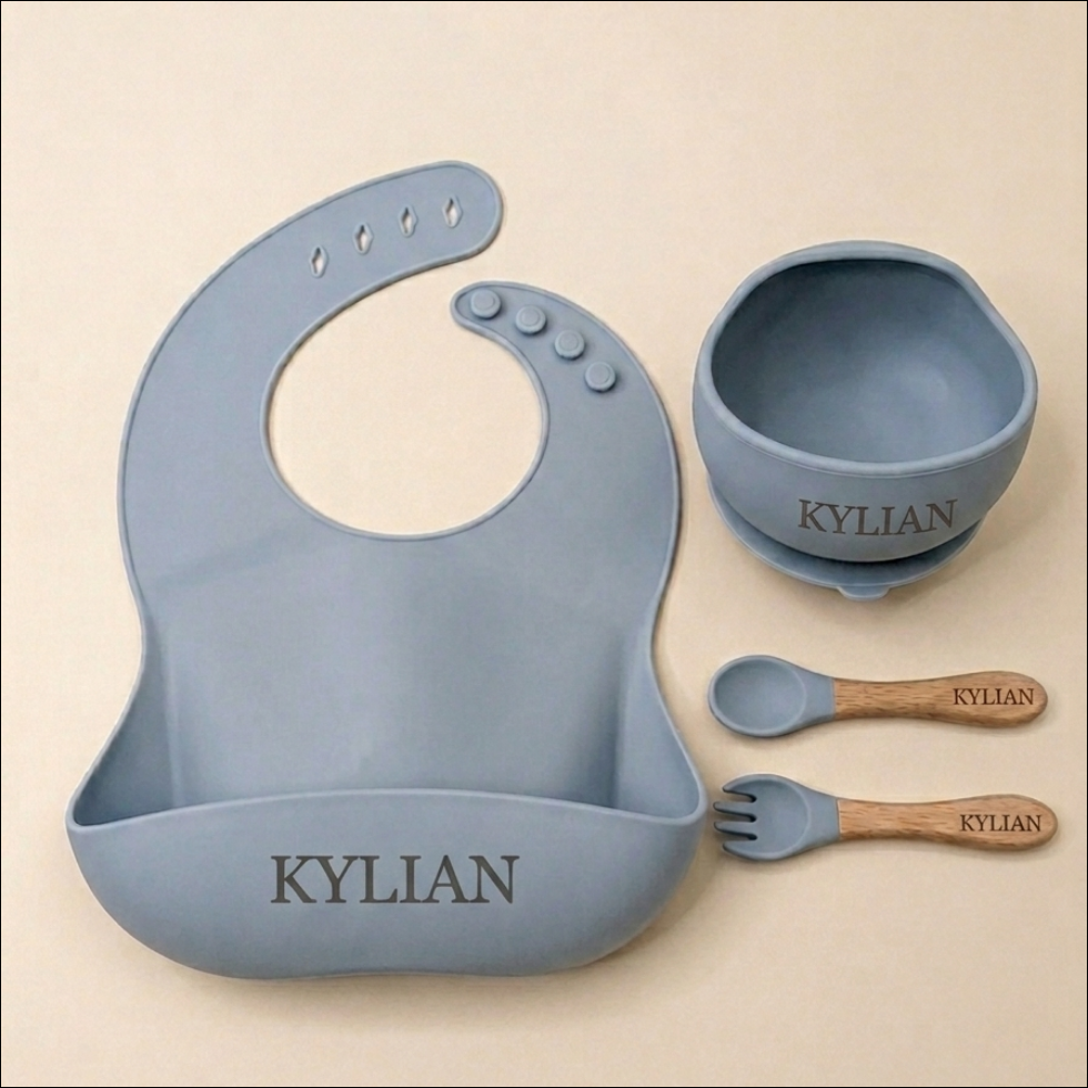 Set de repas personnalisable Milo & Nani