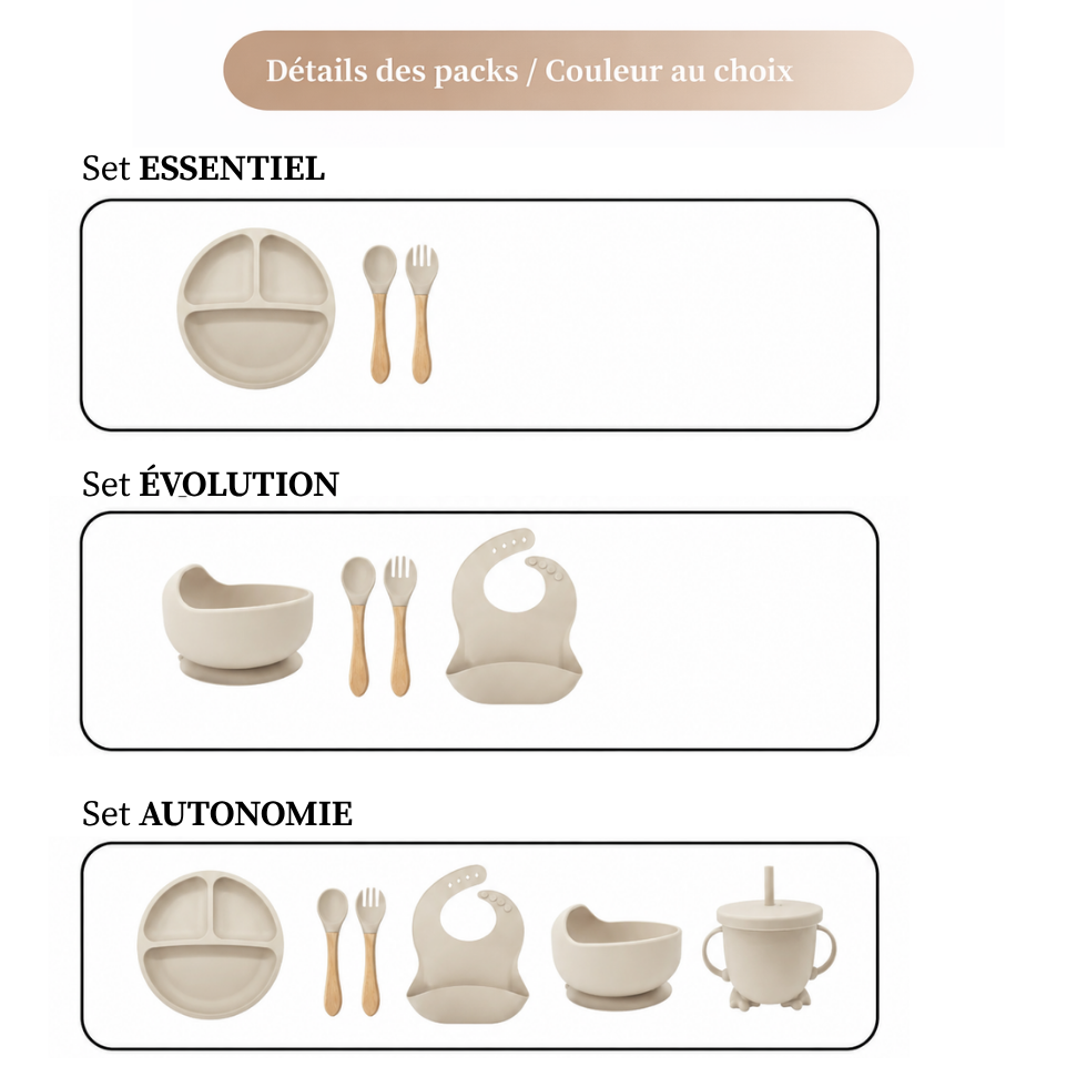Set de repas personnalisable Milo & Nani