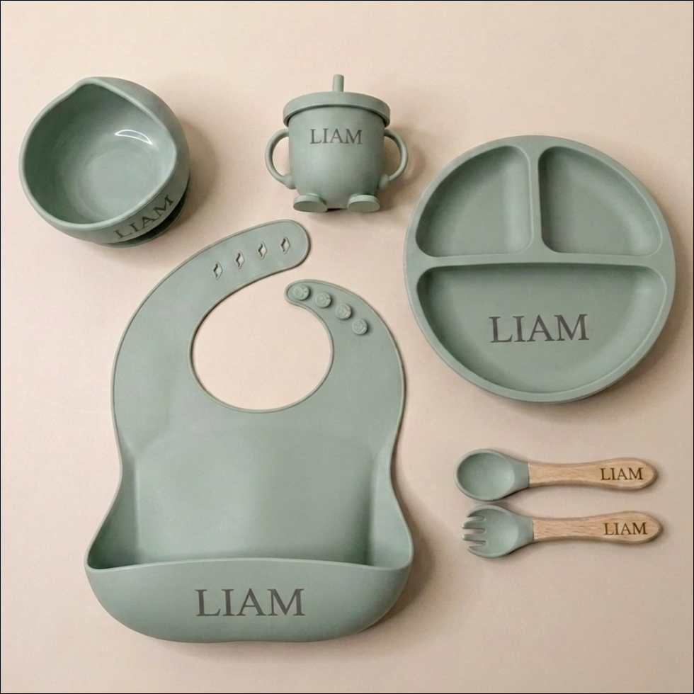 Set de repas personnalisable Milo & Nani